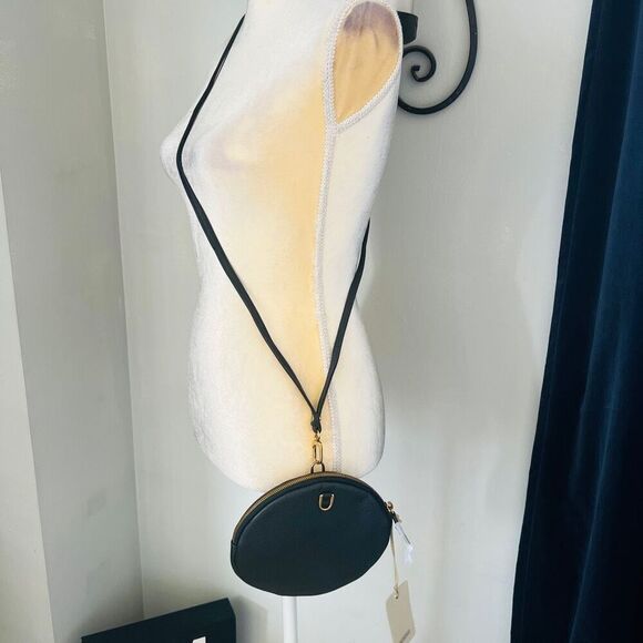 HOBO Array Crossbody Leather Bag, Concert, Stadium, Festival Approved, Black NWT - Picture 13 of 16